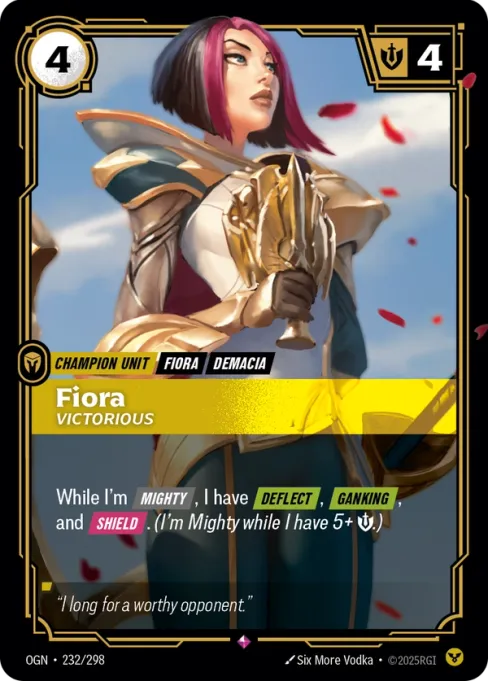 Fiora, Victorious, OGN-232/298