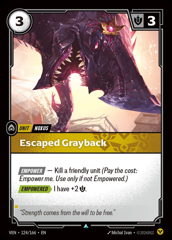 Escaped Grayback — Riftbound card