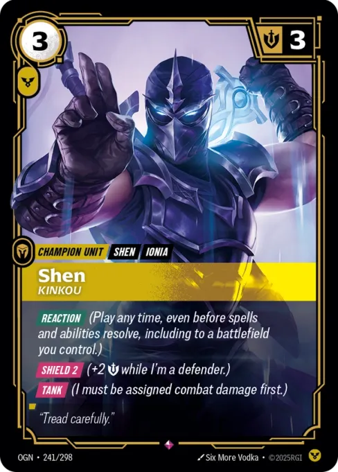 Shen, Kinkou, OGN-241/298