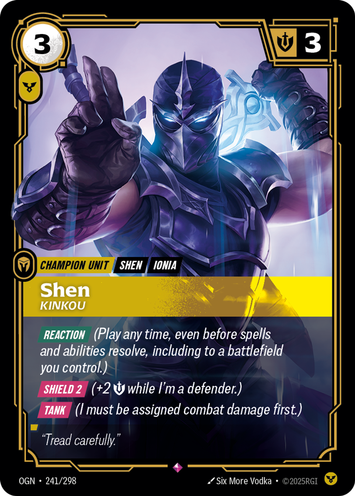Shen, Kinkou