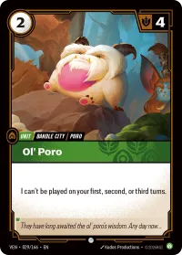 Ol' Poro, Vendetta