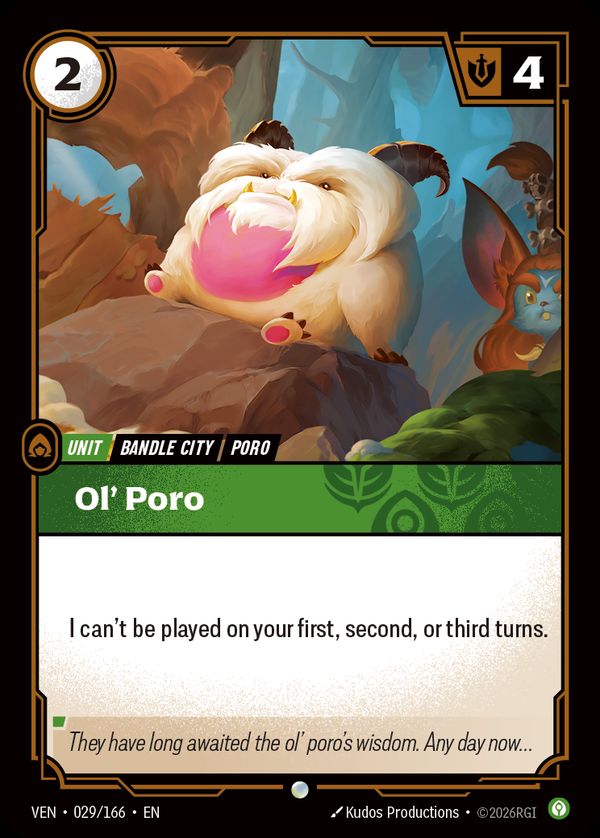 Ol' Poro — Riftbound card