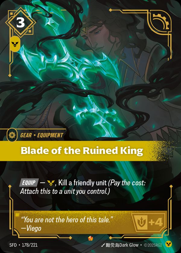 Blade of the Ruined King — Riftbound card