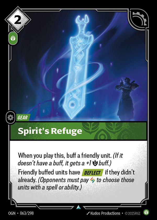 Spirit's Refuge — Riftbound card