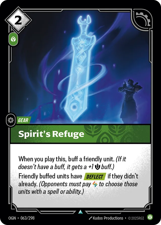 Spirit's Refuge Riftbound card (OGN-063/298)