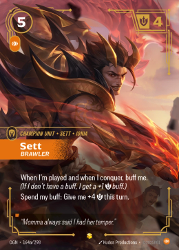 Sett - Brawler (Alternate Art)