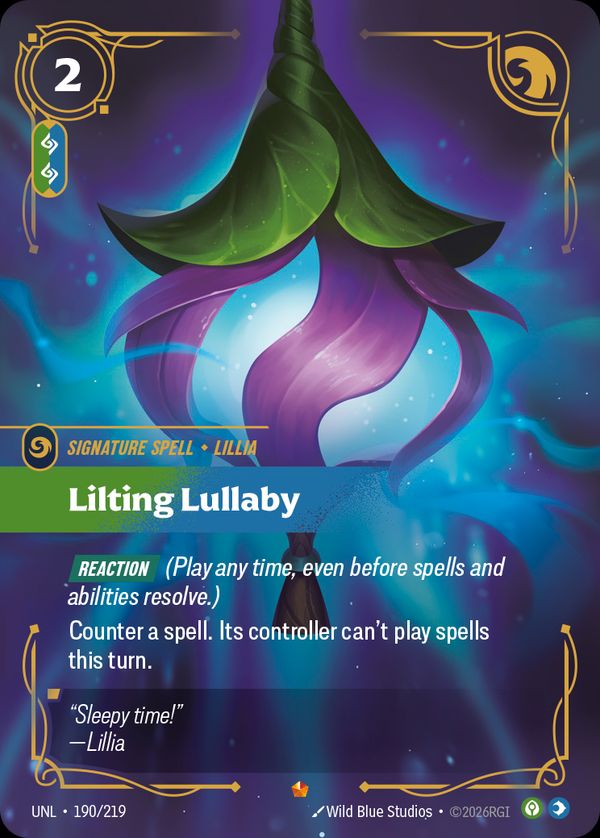 Lilting Lullaby — Riftbound card