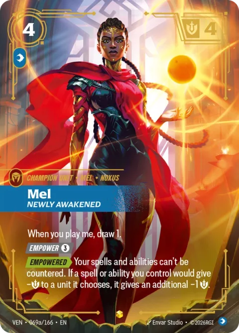 Mel, Newly Awakened (멜) VEN-069a 영어판 카드 이미지