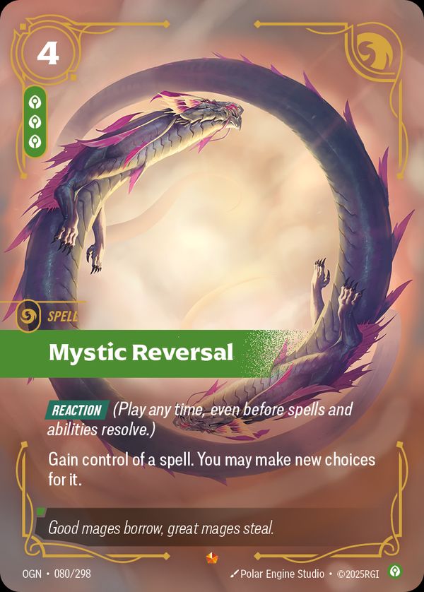 Mystic Reversal — Riftbound card