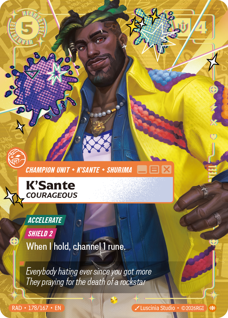 K'Sante, Courageous (Overnumbered)