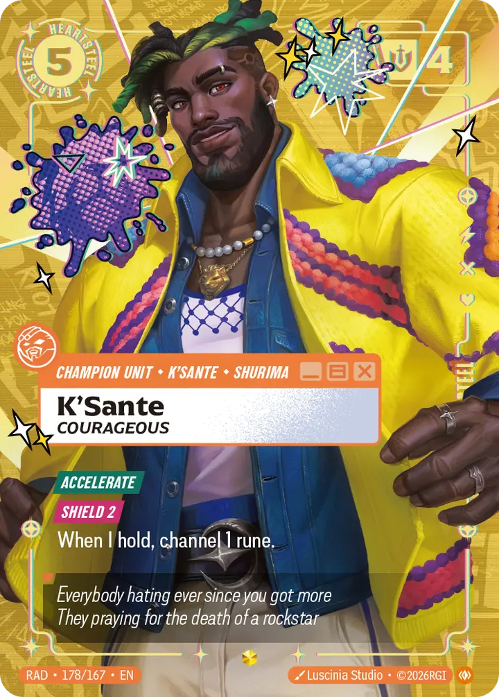 K'Sante, Courageous
