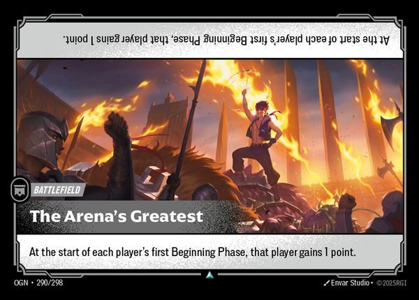 The Arena's Greatest — Riftbound card