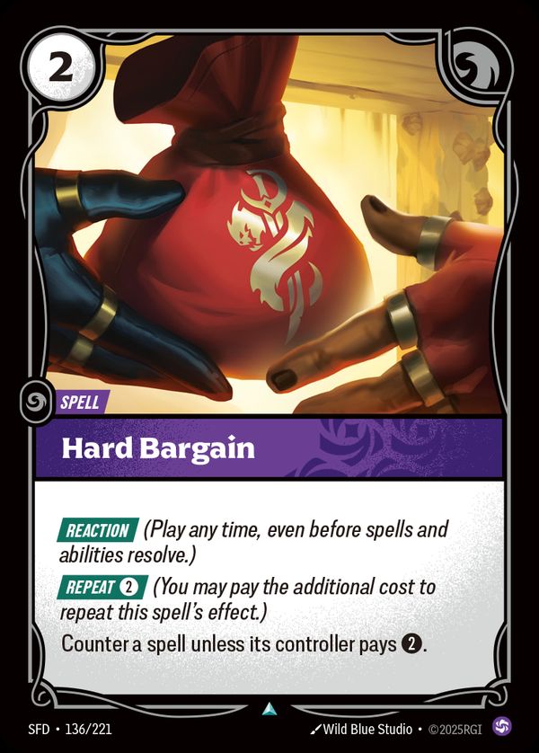Hard Bargain — Riftbound card