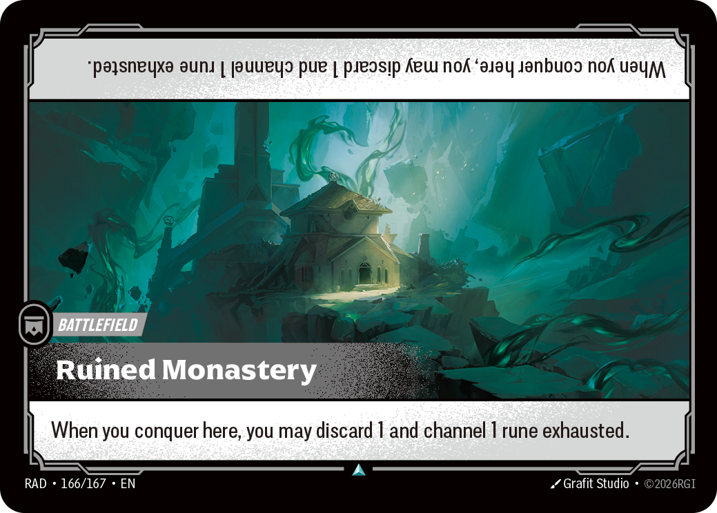 Ruined Monastery — Riftbound card RAD 166