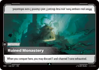 Ruined Monastery — Riftbound card RAD 166