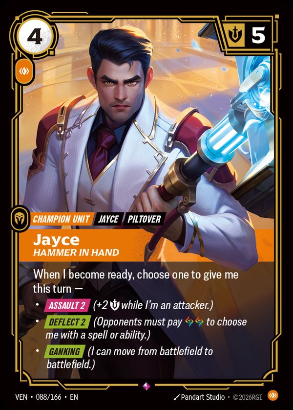 Jayce, Hammer in Hand — Riftbound card