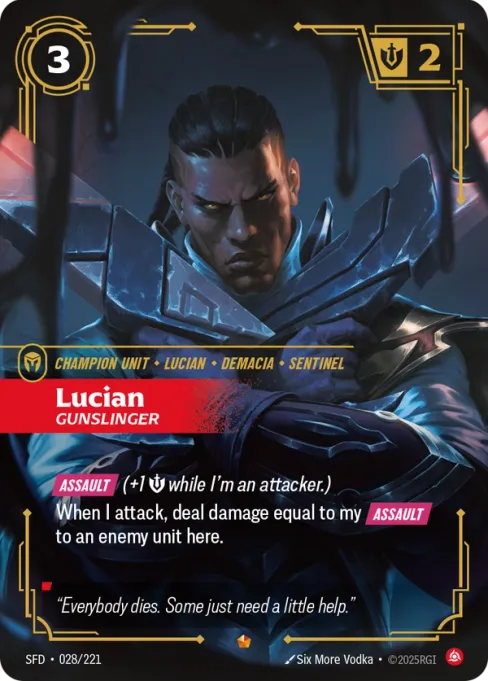 Lucian, Gunslinger, SFD-028/221