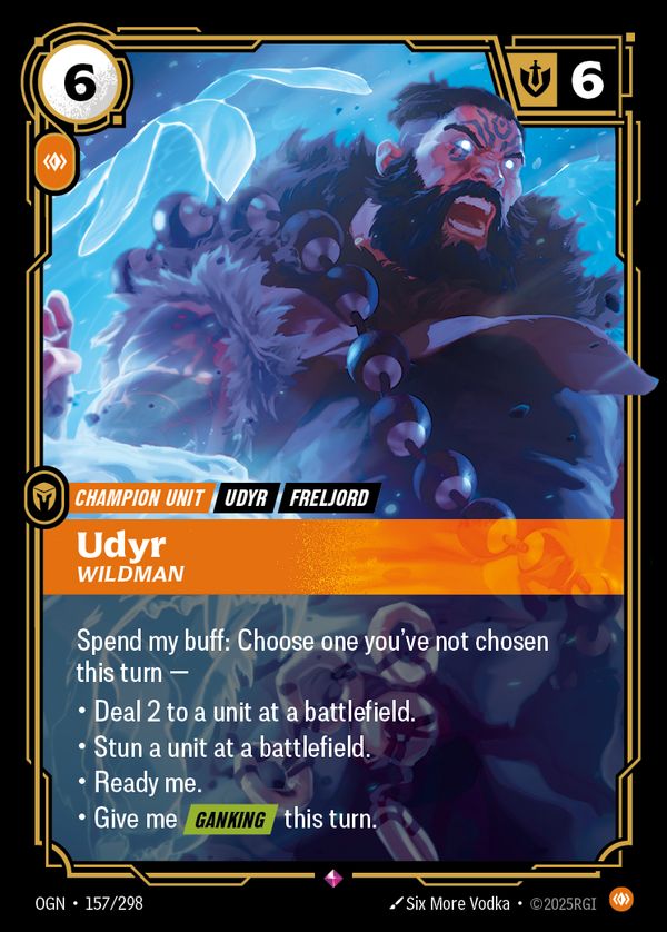 Udyr, Wildman — Riftbound card