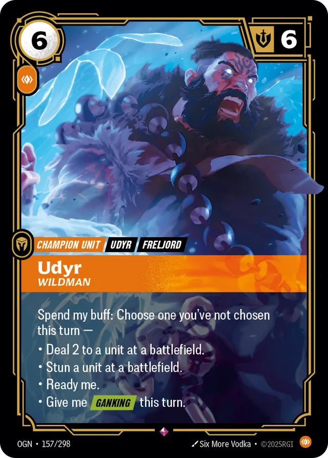 Udyr, Wildman Riftbound card (OGN-157/298)
