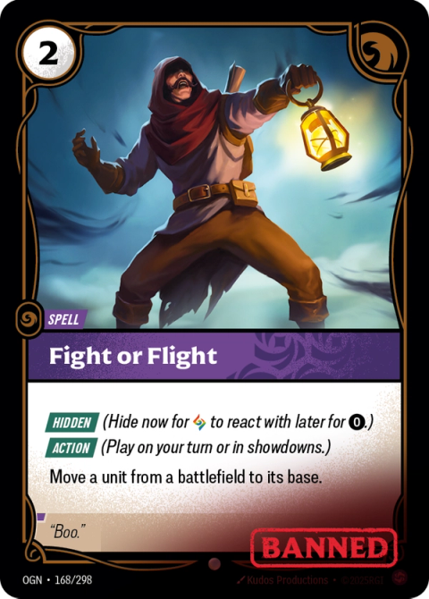 Fight or Flight — Origins #168, art by Kudos Productions
