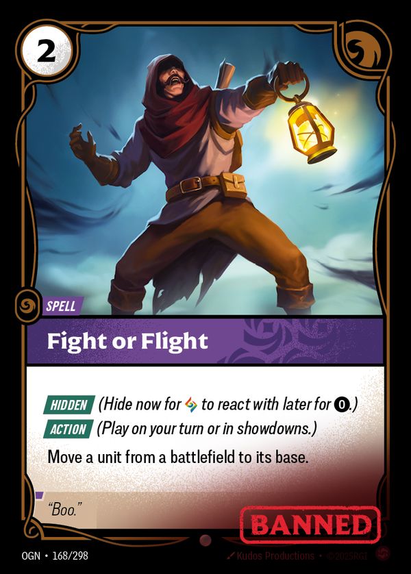 Fight or Flight — Riftbound card