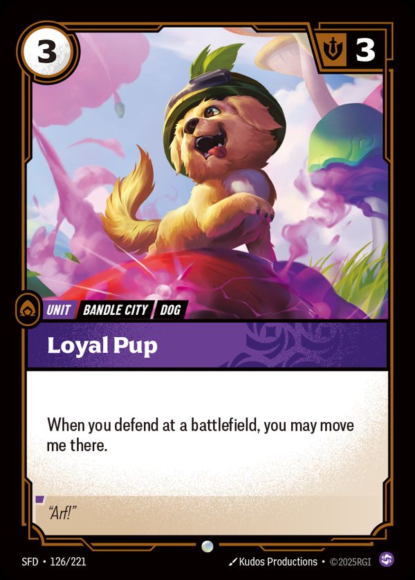 Loyal Pup — Riftbound card