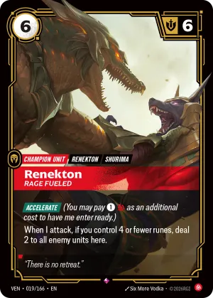 Renekton, Rage Fueled