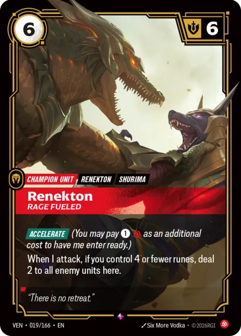 Renekton, Rage Fueled, VEN-019/166