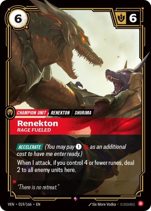 Renekton, Rage Fueled