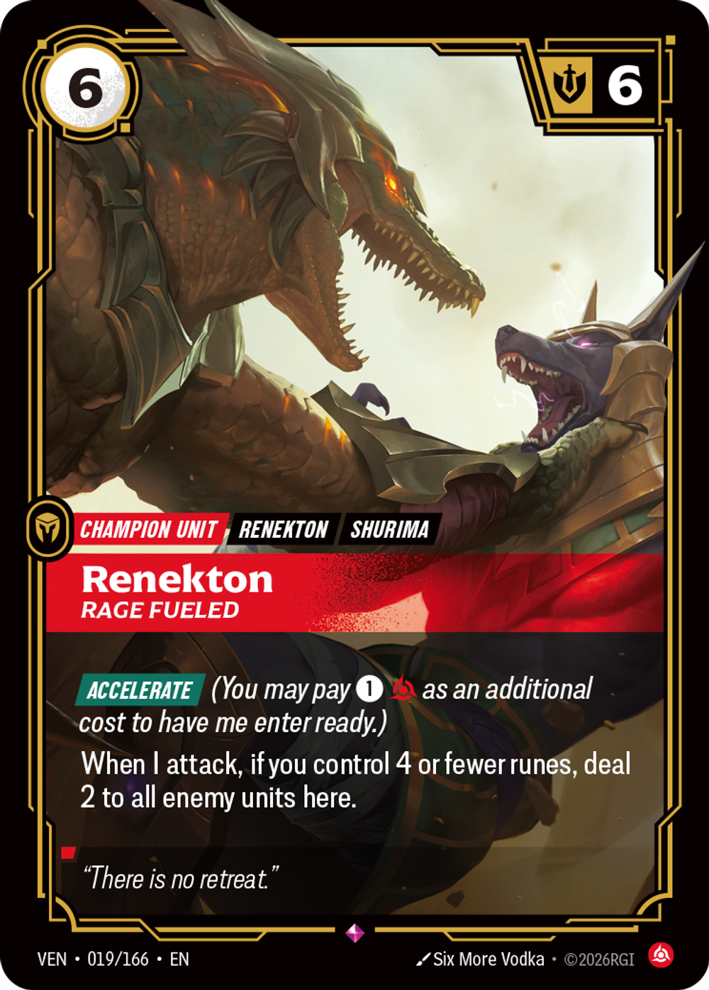 Renekton, Rage Fueled