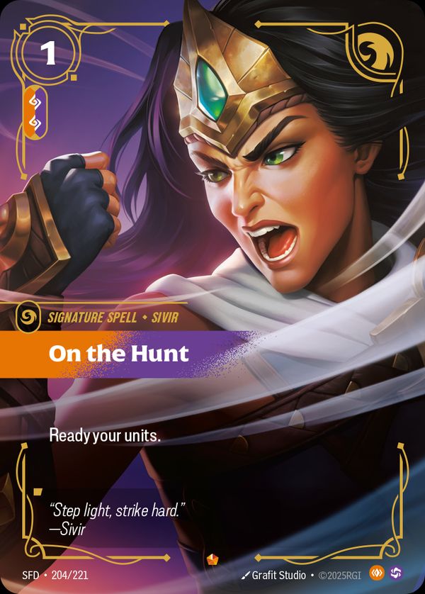 On the Hunt — Riftbound card