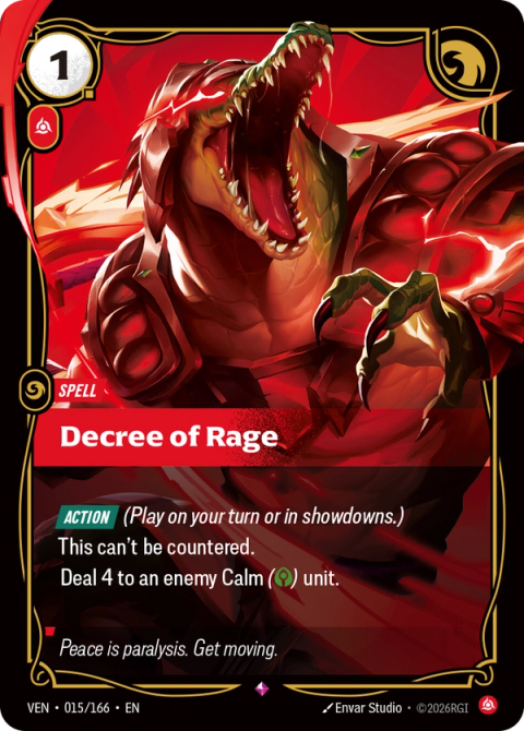 Decree of Rage — Vendetta #015, art by Envar Studio