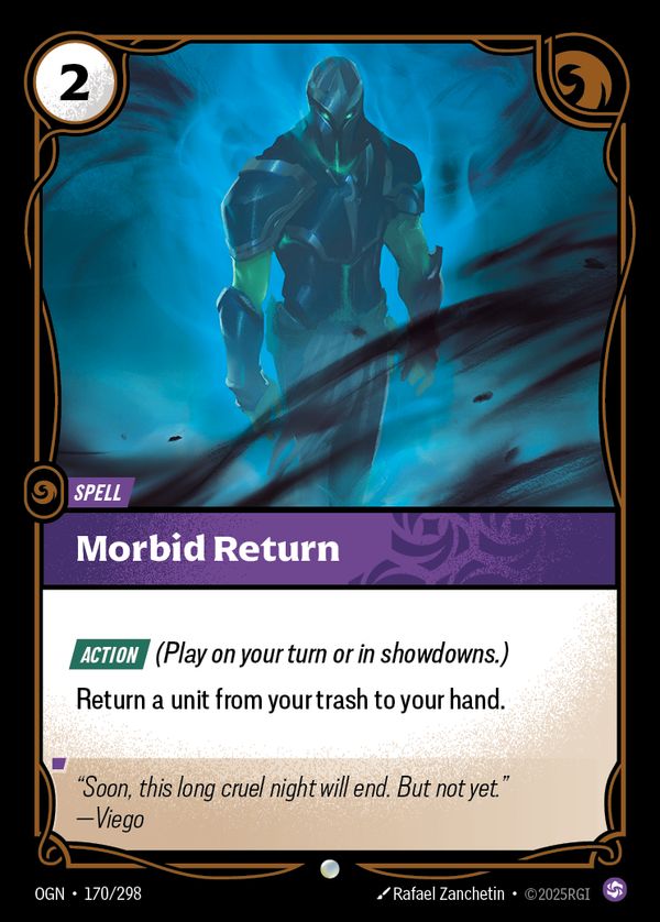 Morbid Return — Riftbound card