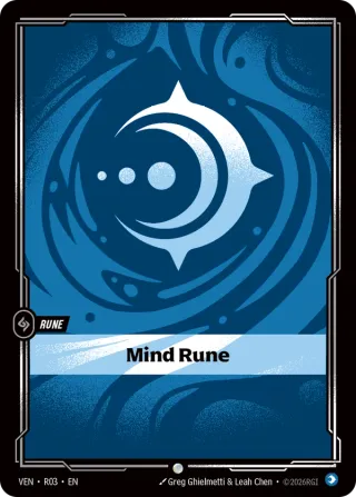 Mind Rune — Riftbound card VEN R03