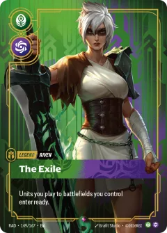 Riven, The Exile, official card