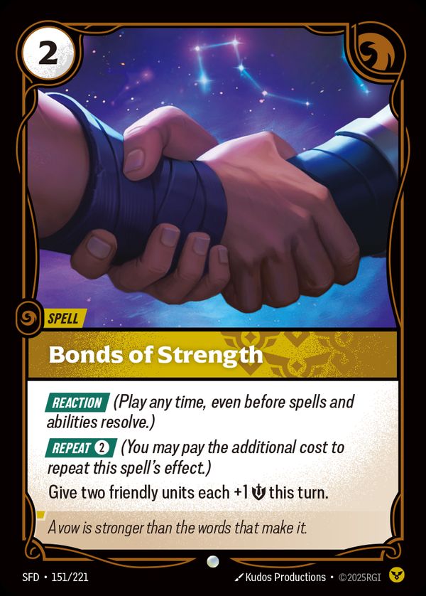 Bonds of Strength — Riftbound card