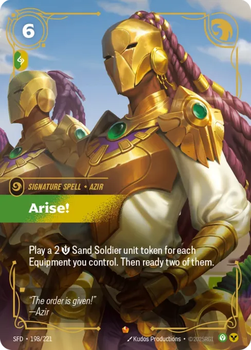 Arise!, SFD-198/221