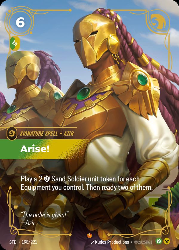 Arise! — Riftbound card