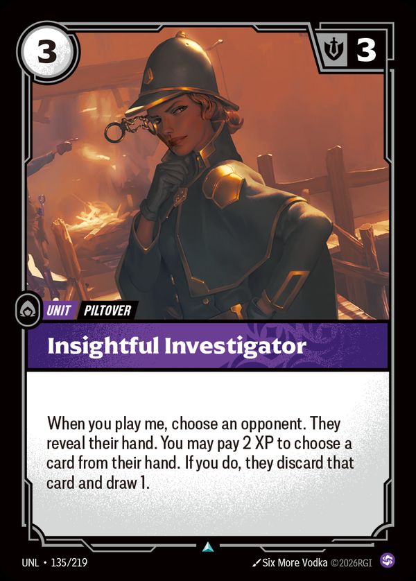 Insightful Investigator — Riftbound card