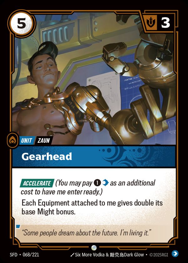 Gearhead — Riftbound card