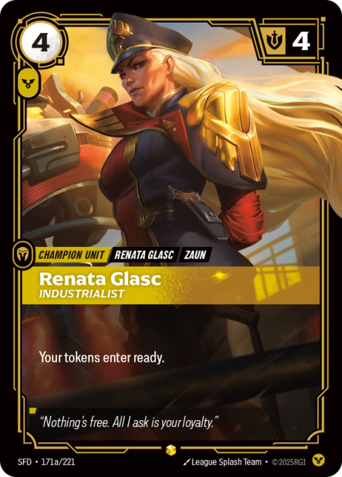 Renata Glasc - Industrialist (Alternate Art) — Spiritforged #171a, art by League Splash Team