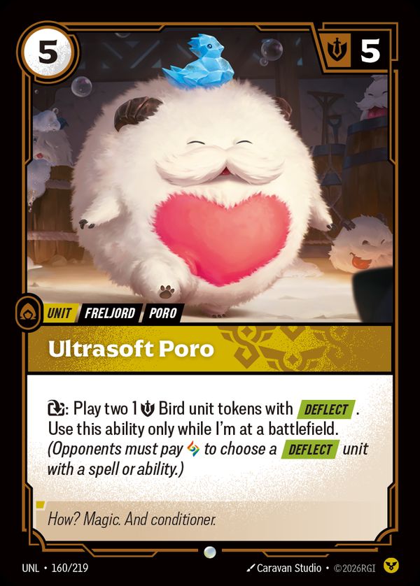 Ultrasoft Poro — Riftbound card