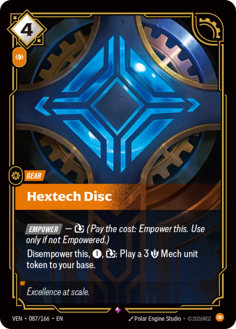 Hextech Disc — Vendetta #087, art by Polar Engine Studio