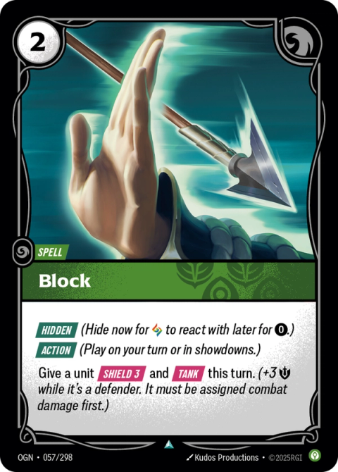 Block — Origins #057, art by Kudos Productions