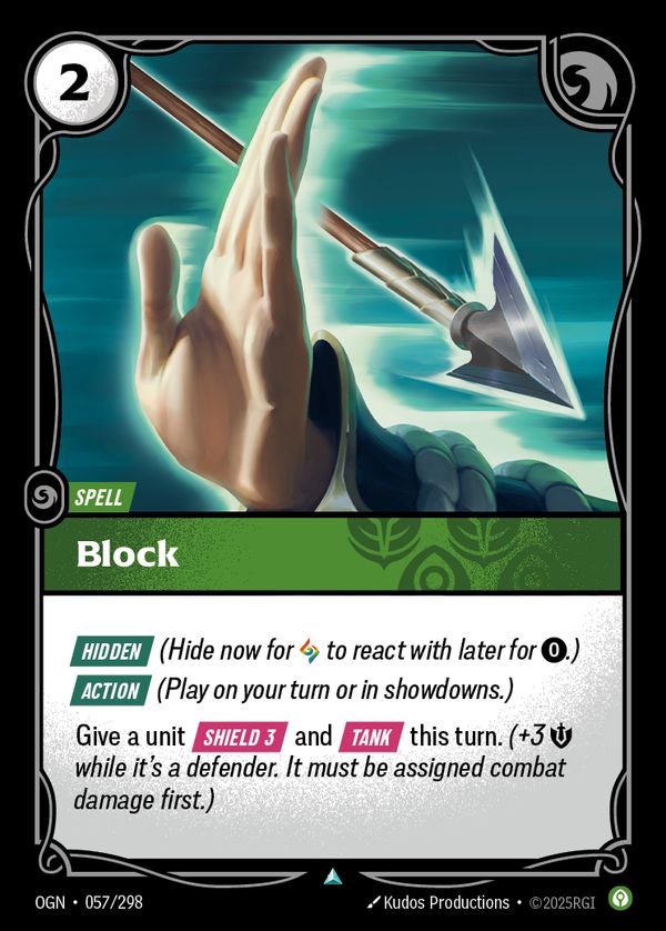 Block — Riftbound card
