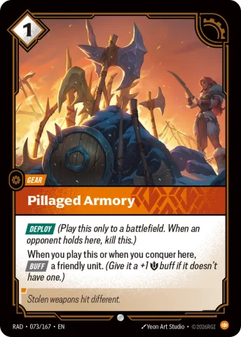 Pillaged Armory · RAD-073/167