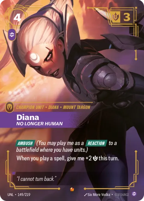 Diana, No Longer Human, UNL-149/219