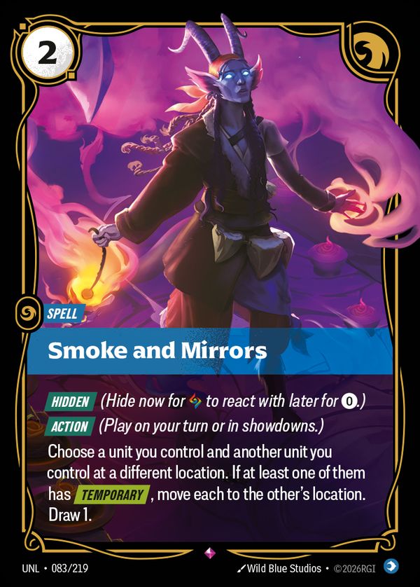 Smoke and Mirrors — Riftbound card