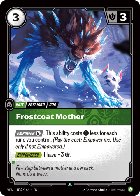 Frostcoat Mother — Vendetta #032, art by Caravan Studio