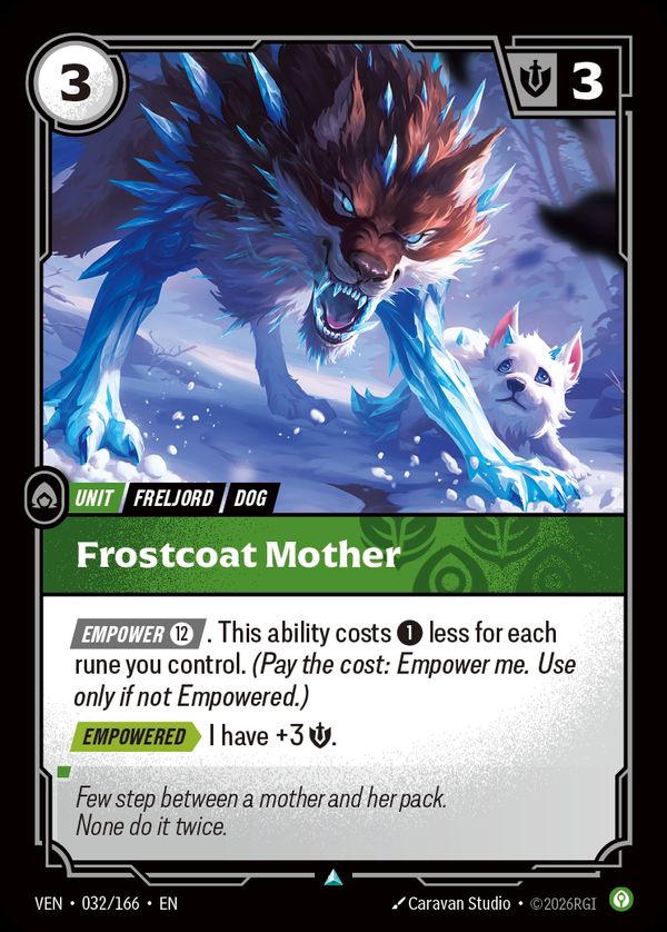 Frostcoat Mother — Riftbound card